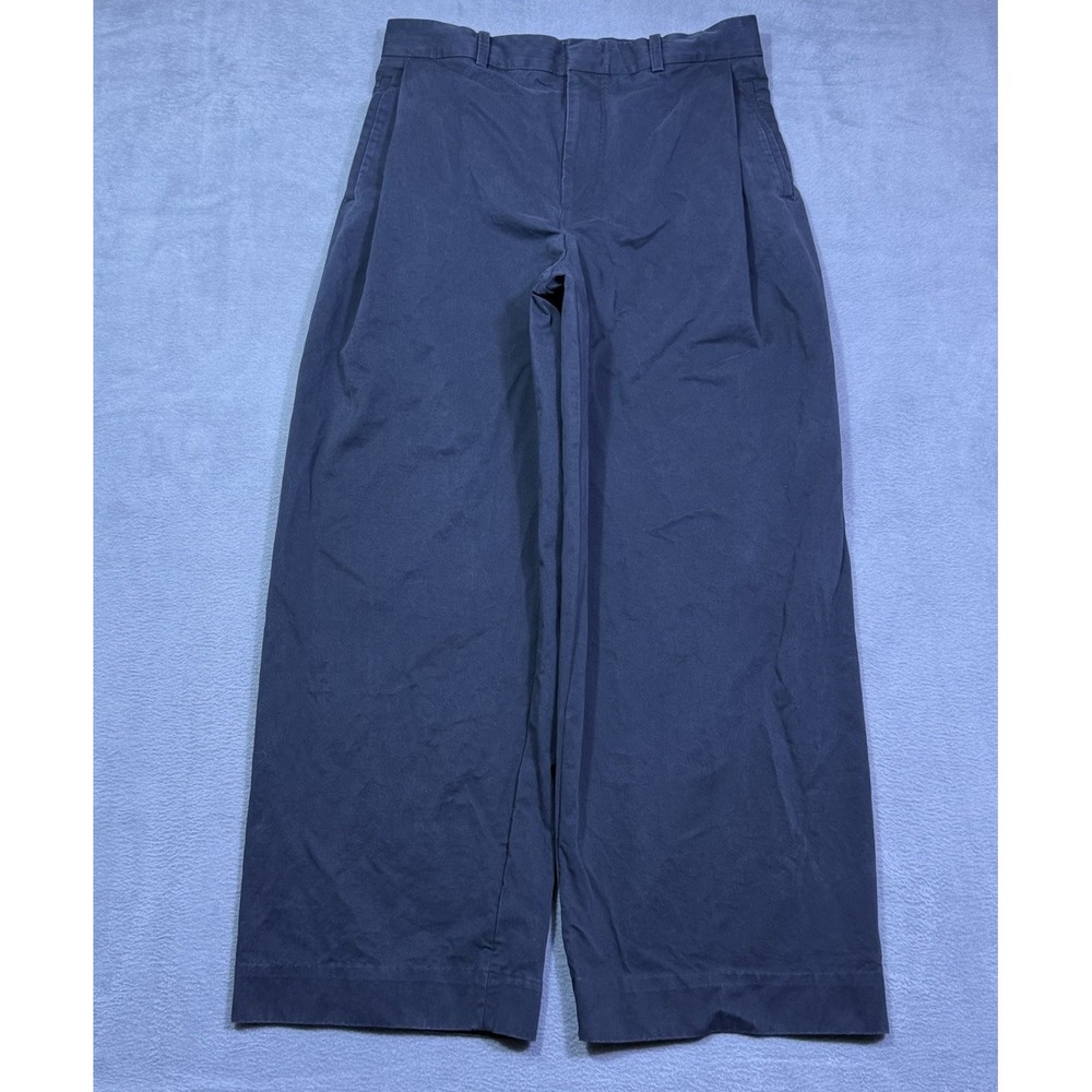 COS Pants Womens 32x29 Wide Leg Barrel Leg Highrise Black Boho Hippie USA Modern